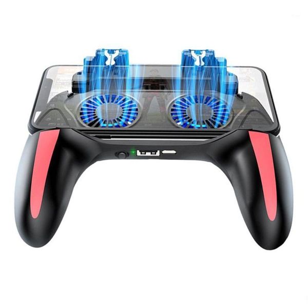 

bakeey h10 wireless gamepad portable joystick gaming controller with cooling fan for phone game console video fan gamepads1