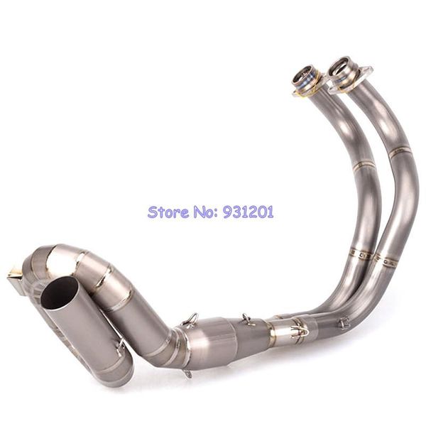 

titanium alloy motorcycle full exhaust pipe system for mt07 mt-07 fz07 fz-07 tracer (2014-2020) xsr700 (2020-2020