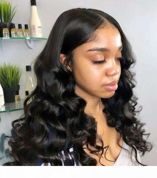 

360 lace frontal wigs human hair brazilian body wave human hair wigs natural hairline human hair lace wigs 150% density, Black;brown
