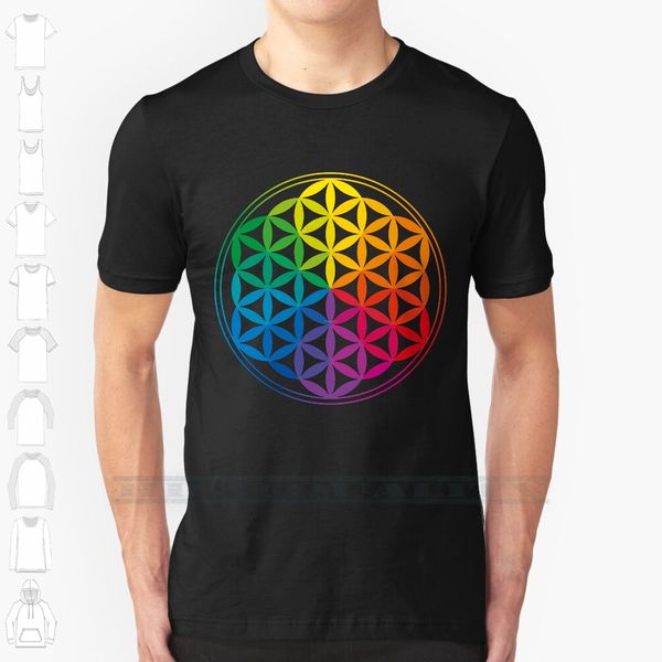 

flower of life , sacred geometry , yoga custom design print for men new cool tee t shirt big size sport hooded sweatshirt hoodie