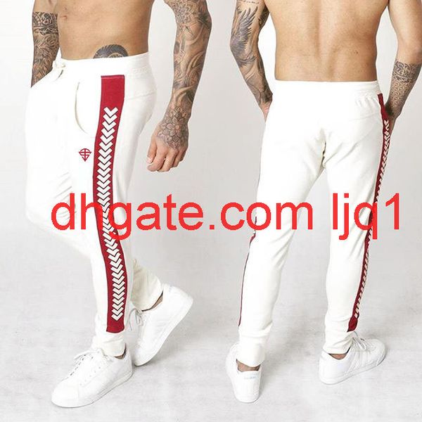 

2021 spring and autumn new korean muscle fitness pants men's casual pants slim running pants, Black