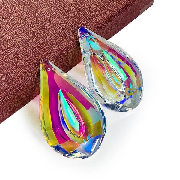 

ab color hanging crystals prism suncatcher pendants chandelier crystals lamp parts diy home wedding decor accessories 75mm h jllzsa