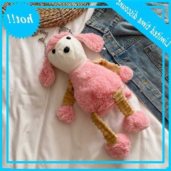 

autumn and winter new 2020 girl fashion chain women's cartoon cute doll bag