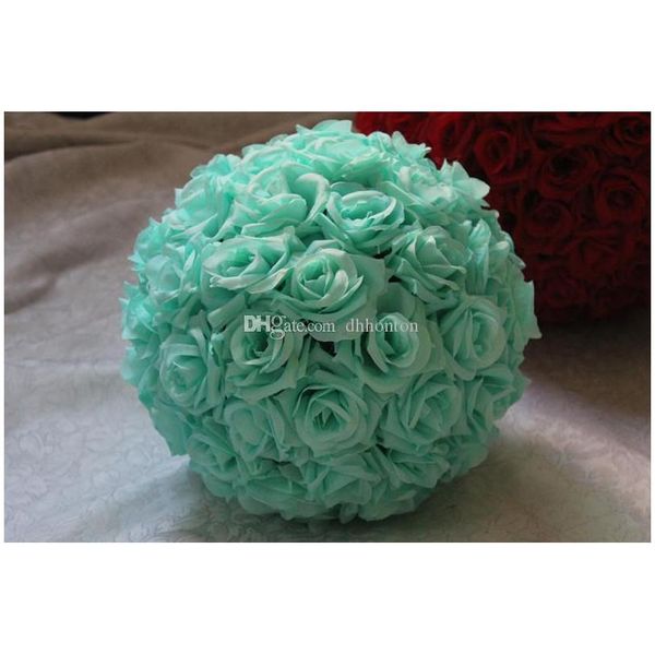 

12 inch artificial flowers rose ball wedding silk pomander kissing ball flower ball decorate flower for wedd jllmct sport777