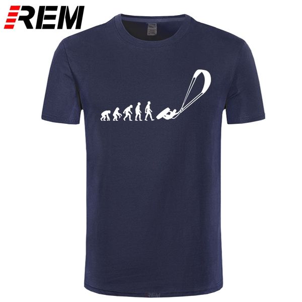 

sport funny kitesurf t shirt creative kitesurfing evolution surfing parachute t-shirt 16 colors cotton print t-shirt cool tees