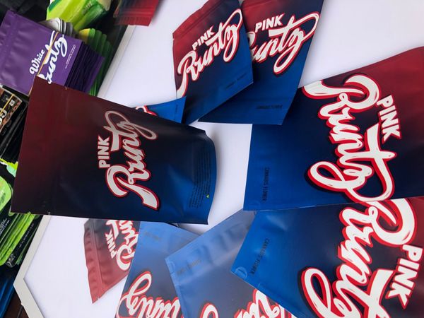 

proof pouch runtz flower mylar zipper for pink runtz bag jokes dry packaging smell up bag herb white 3.5g bags bbyqm bdebaby