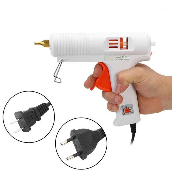 

110w melt glue gun 110-240v adjustable constant temperature heater melt glue gun craft repair tool1