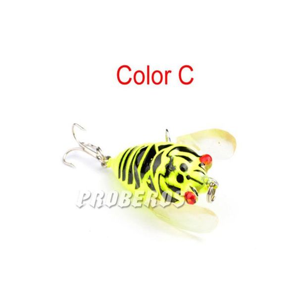 

1pcs quality fishing lure 8 color 5cm/6.4g artificial cicada minnow fishing hard bait crankbait pesca jerkbait fishin jllwbz