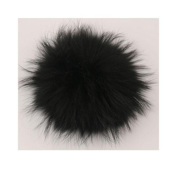 

big size 15cm diy real fox fur pompoms raccoon fur pom pom fur balls mink pompons for hats bags shoes qylvgm
