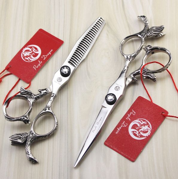 

est 5.5'' personality angel hairdressing scissors jp 440c 62hrc home & salon cutting scissors thinning shears hair