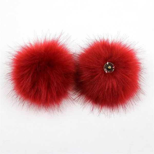 

multicolor fale falkbal hat bol pom pom pom diy diy искусственный шерстяной шар оптом cap аксессуары faux fox fur pompom jllfys sure007, Black;white