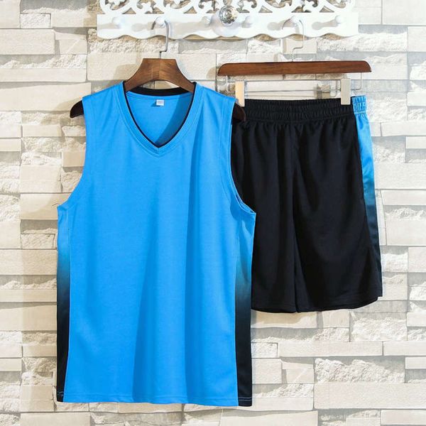 

plus sports summer size new fattening casual vest and shorts set fat men's basketball clothes for young men, Gray