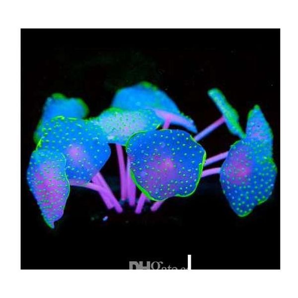 

11 leaves sile artificial fish tank aquarium coral plant ornament pe qylrvx packing2010
