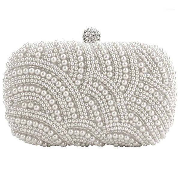 

evening bags fashion clutch bag beaded party bridal handbag wedding purse1