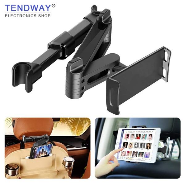 

car tablet holder stand car rear pillow for ipad 2/3/4 air 7-11' universal 360 rotation bracket back seat mount handrest
