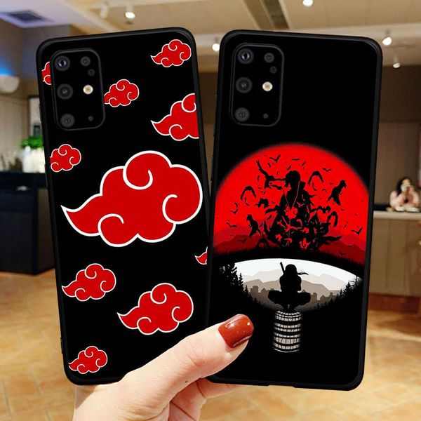 

3naruto itachi tpu soft case, black, suitable for samsung s6, s7, s8, s9, s10, s20 plus, s20, ultra, m10, 20, note 8, 9, 10, 20 pluscf1