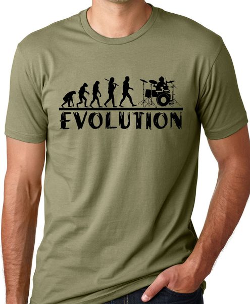 

drummer evolution funny t-shirt music humor drums tee men's fashion cartoon character fitness t-shirts sport hooded sweatshirt hoodie