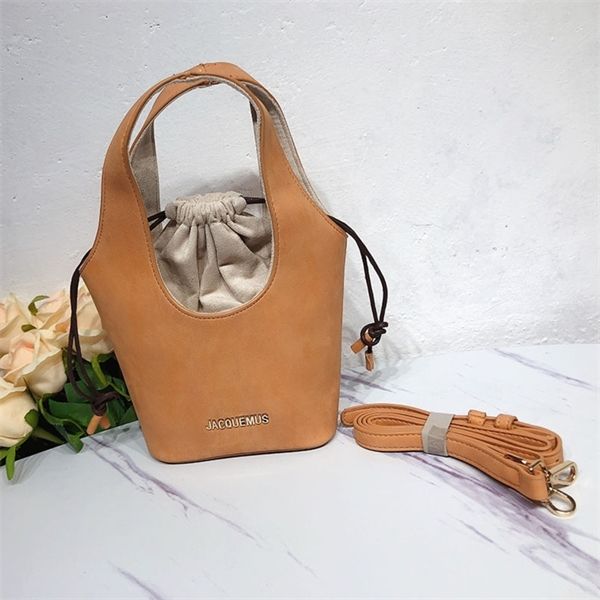 

luxury designer small bucket bag famous brand handbags for women pu leather mini shoulder bags ladies letter j handbag c1223