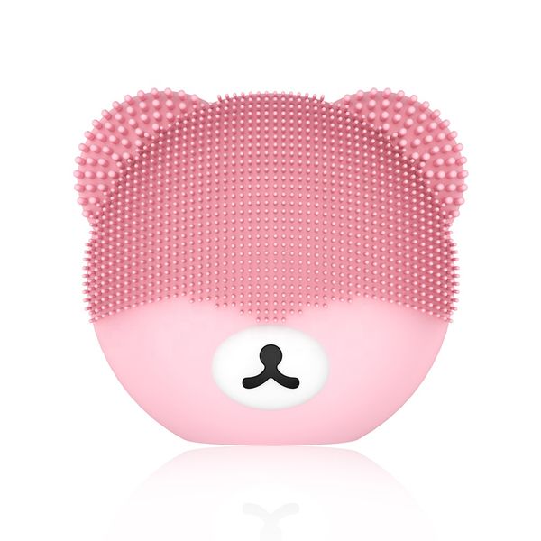 

lovely bear electric facial cleanser beauty care instrument mini waterproof portable silicone soft deep pore facial cleanser