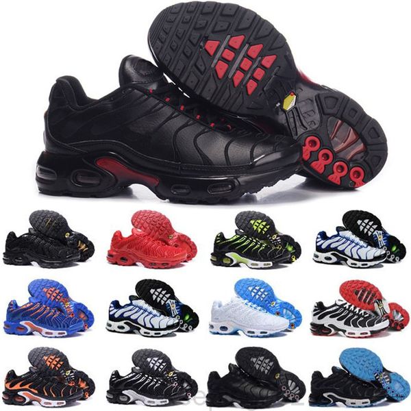 

mens tn plus casual shoes se ultra white volt black hyper blue oreo purple designer sneakers tns classic outdoor trainers size 40-46 baz