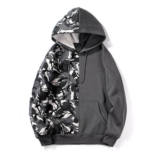 

2020 camo hip hop casual sweater hoodies hoodie 01y4, Black