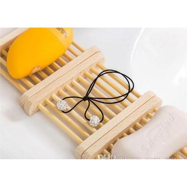 

100pcs natural bamboo wooden soap dish wooden soap tray holder storage soap rack plate box container wmthie bdenet