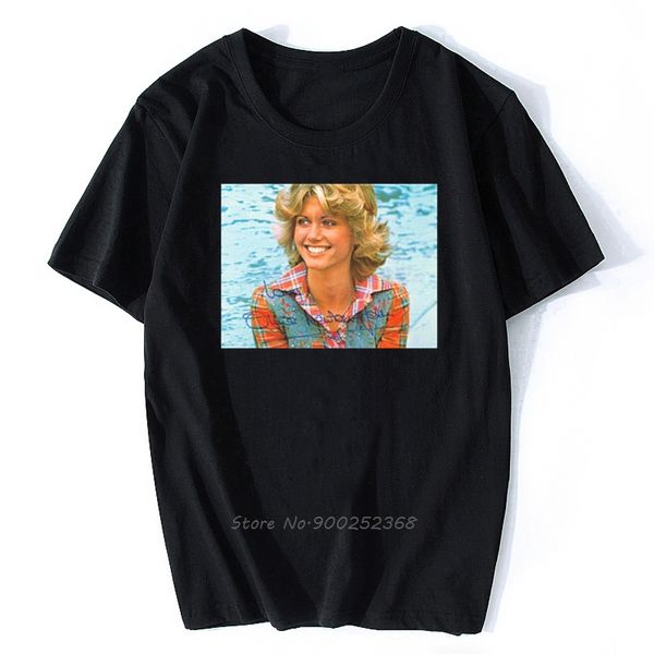 

olivia newton john autographed novelty men cotton hip hop harajuku streetwear hoodie designers t shirts sweatshirt