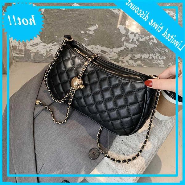

fashion diamond lattice hobos crossbody for women 2020 luxury design chain evening ladies messenger bags female purses