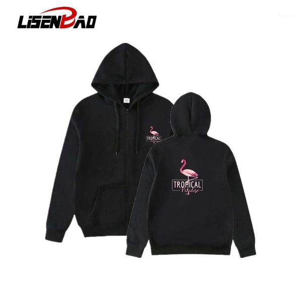 

lisenbao spring autumn men sweatshirts zip hoody hooded casual mens cardigan coat fleeced hooded sweatshirt jacket men's hoodies1, Black