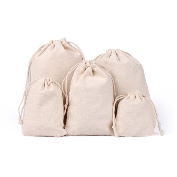 

gift jewlery canvas packing pouch multi size 7x9 9x12 10x15 13x18 15x20 drawstring canvas pouch can do logo and cu sqcbpm