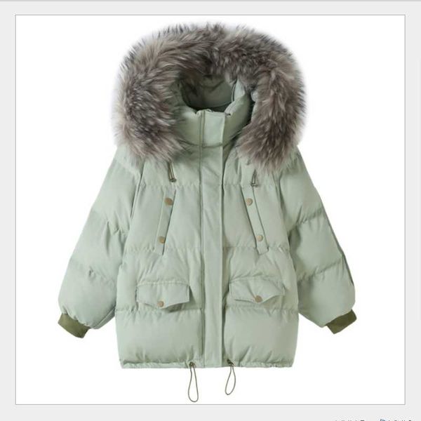 

down cotton jacket women short 2020 new winter thick bread jacket korean cotton, Black
