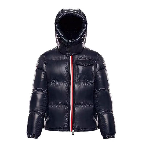 

men down jacket classic casual coats mens outdoor feather winter keep warm coat 245y, Black