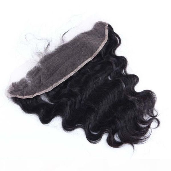 

lace frontal piece 13x4 peruvian hair full lace frontal and closure with bleach knots from ear to ear lace frontal with baby hair, Black;brown