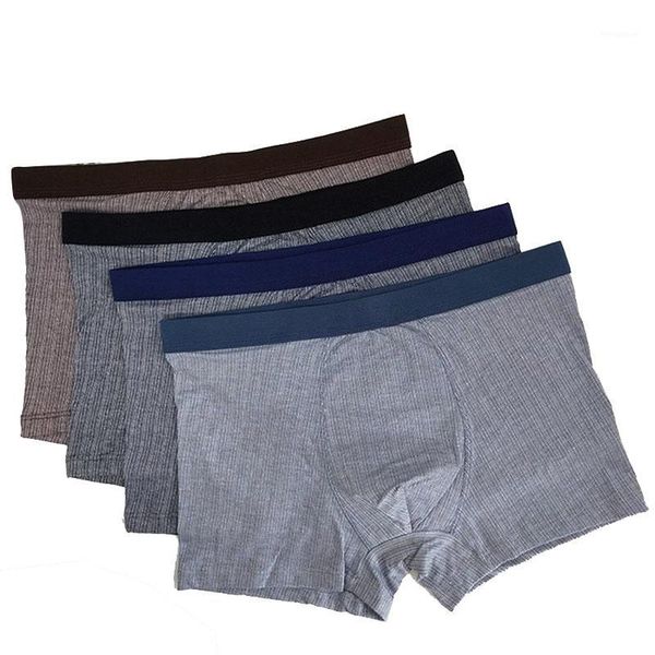 

cotton big size underpants men's boxers plus size boxer shorts cueca homme breathable soft men underwear 3xl- 5xl1, Black;white