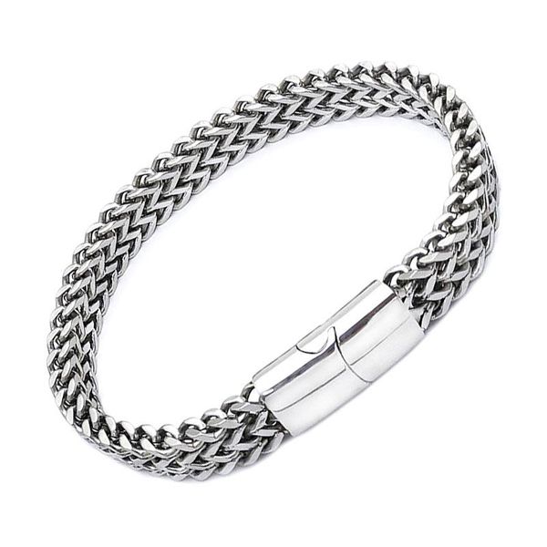 

link, chain bracelets mens stainless steel cuban link on hand hip hop bracelet black gold jewelry gifts for male accessories