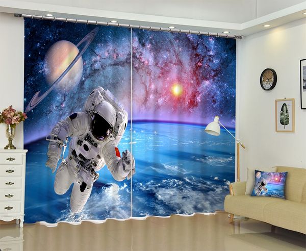 

babson galaxy astronaut 3d digital printing curtain diy curtain advanced custom p curtain