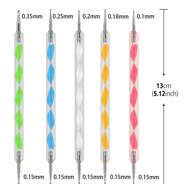 

mandala dotting tools set dotting pens acrylic rods embossing starter drawing nail art for painting rocks drawing art jllxca, Silver