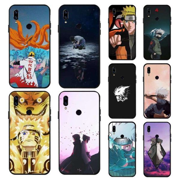 

1dwnaruto sasuke mobile phone cover redmi note 8 9 pro 7 8t 9a 9s k20