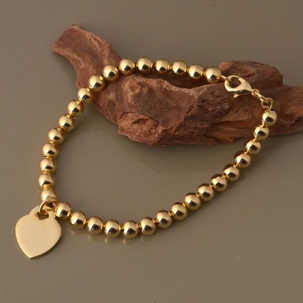 

модная посеребренные ювелирные изделия сердце браслет для женщин yah295, Black