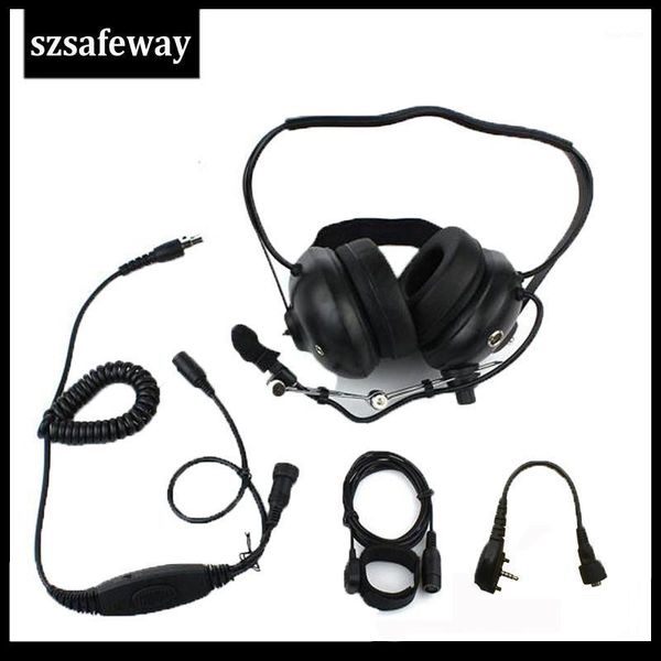

heavey duty walkie talkie noise cancelling headset for vertex vx2311