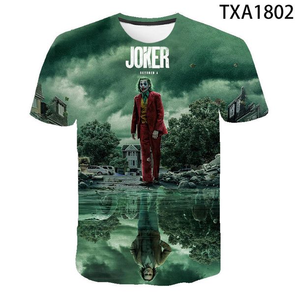 

new joker clothing wild trend fun cool quality 3d print shirts anime humor aesthetic men clothing