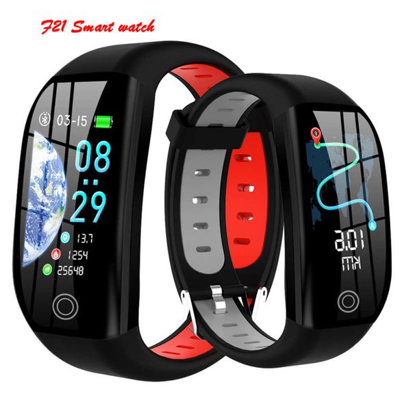

smart bracelet f21, activity tracker, fitns distance, gps, blood prsure, waterproof ip68, sleep monitor, withjk