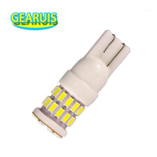 

emergency lights 100pcs t10 w5w 30 smd 3014 led 360 angle lighting ceramic car lamp bulb wedge clearance reading interior 12v1