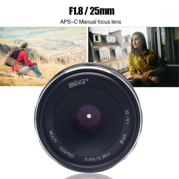 

other cctv cameras meike 25mm f1.8 wide angle lens manual focus for sony e-mount mirrorless with aps-c a6000 a6300 a6500 a7 a7iii a7ii1