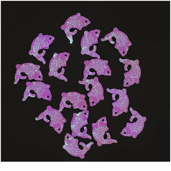 

10g new pvc sequin colorful fish shape loose sequins for crafts paillettes bag clothing sewing accessories diy glitter sqcipw