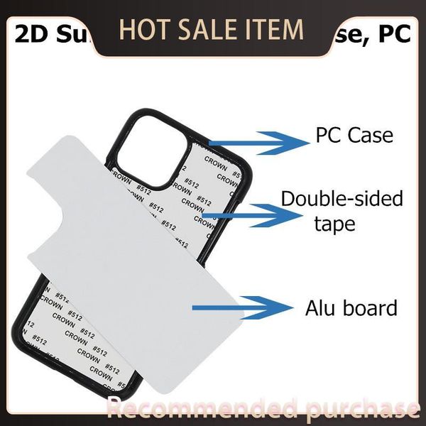 

30pcs with 12 sublimation blank hard sticky phone pc and iphone 2d aluminum 12 pro mini case retail for max sheet ngfqj