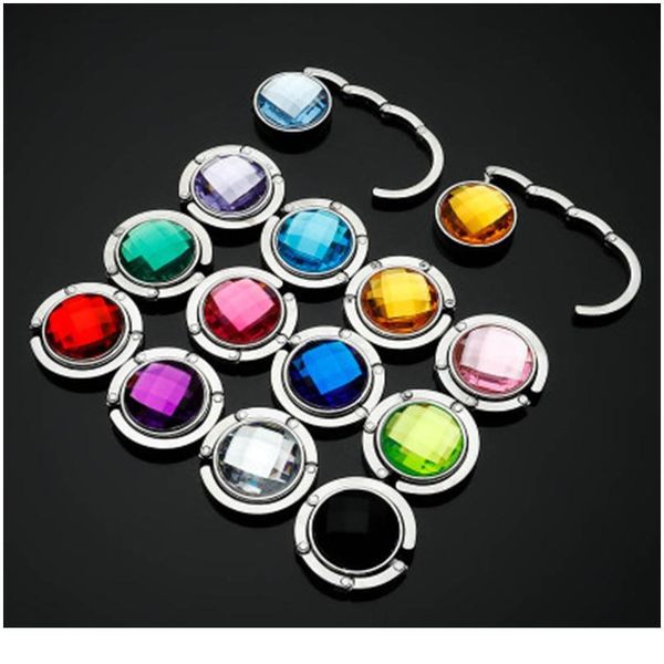 

portable alloy magic hooks hanger holder hook for hanging crystal for purse bag hanger portable handbag folding hold wmtisd