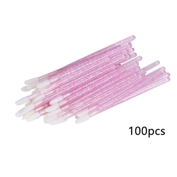

crystal disposable makeup lip brush soft lipstick mascara wands applicators eyelash cleaner cleaning cosmetic make up tools wmtvmn comb2010