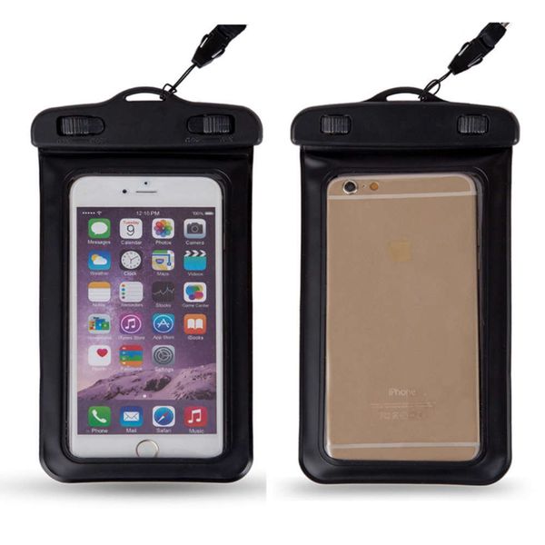 

pvc transparent waterproof rafting popular bag outdoor mobile phone cover