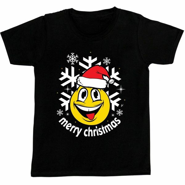 

merry christmas smiling face wearing santa hat kids boys girls new funny hoodie designers t shirts sweatshirt